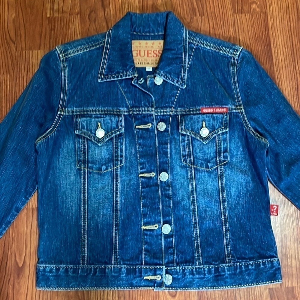 GUESS Denim Jean Jacket Size Small